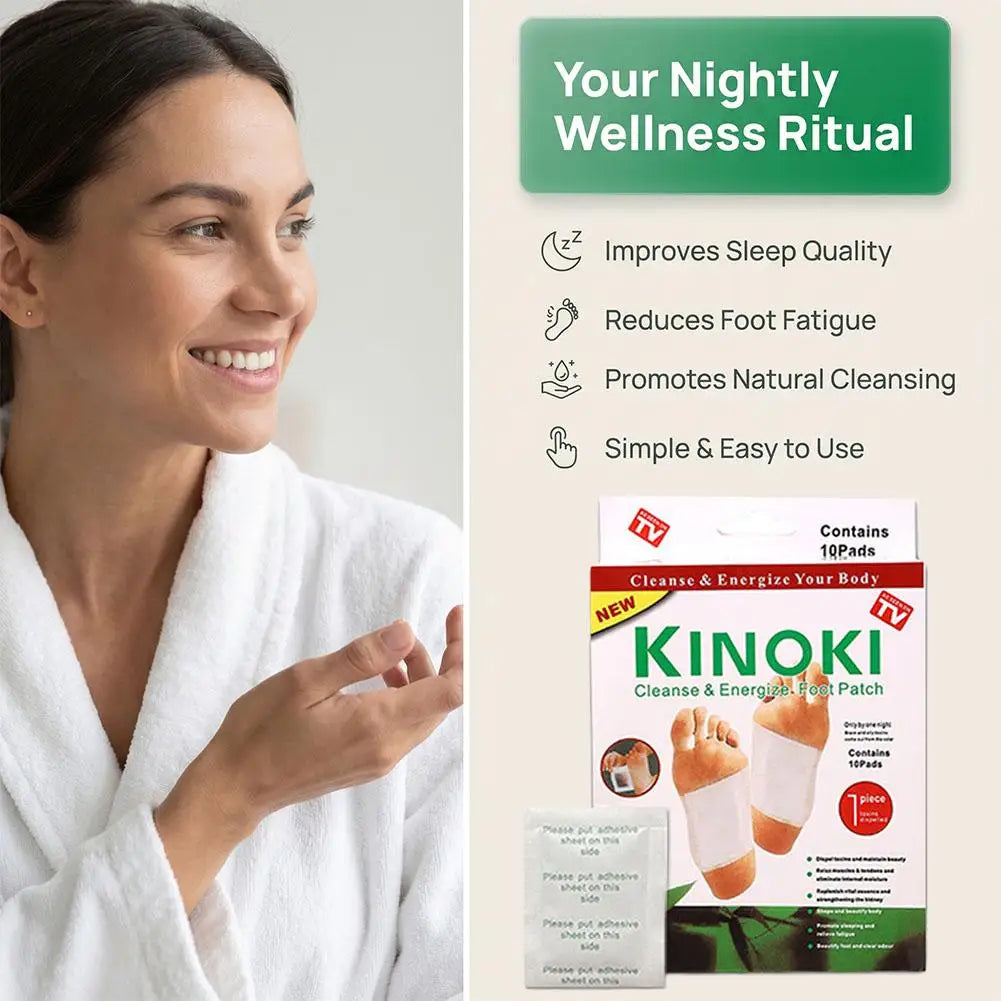 Kinoki Premium Natural Foot Patches(Pack Of 10)
