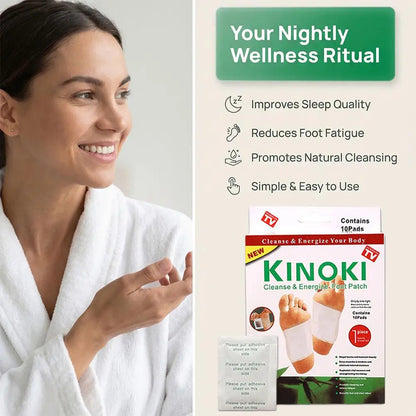 Kinoki Premium Natural Foot Patches(Pack Of 10)