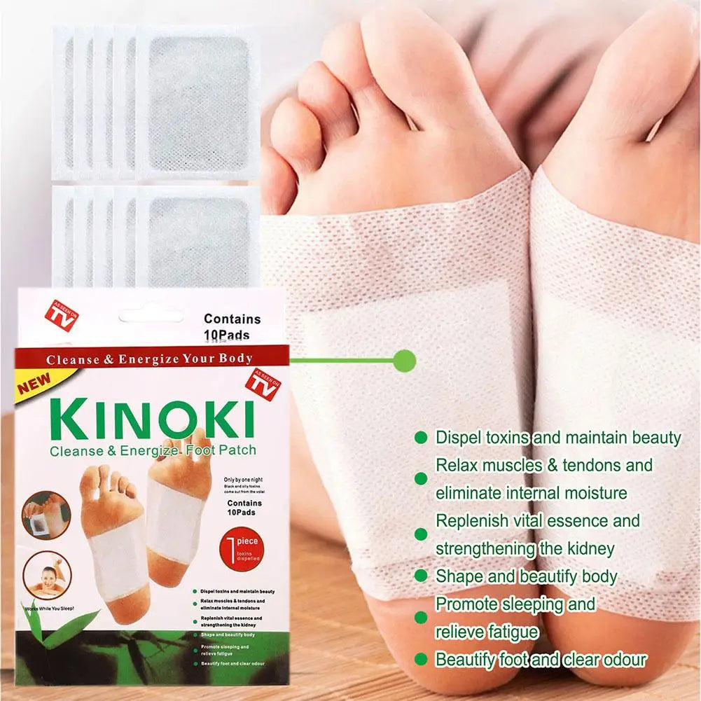 Kinoki Premium Natural Foot Patches(Pack Of 10)