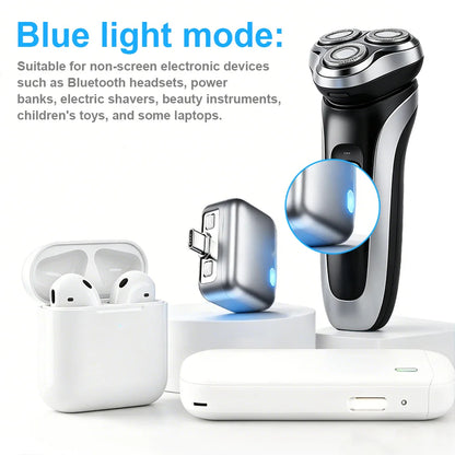 Smart Auto Disconnect Charger Adapter |Charging Stop Device for iPhone and Android|